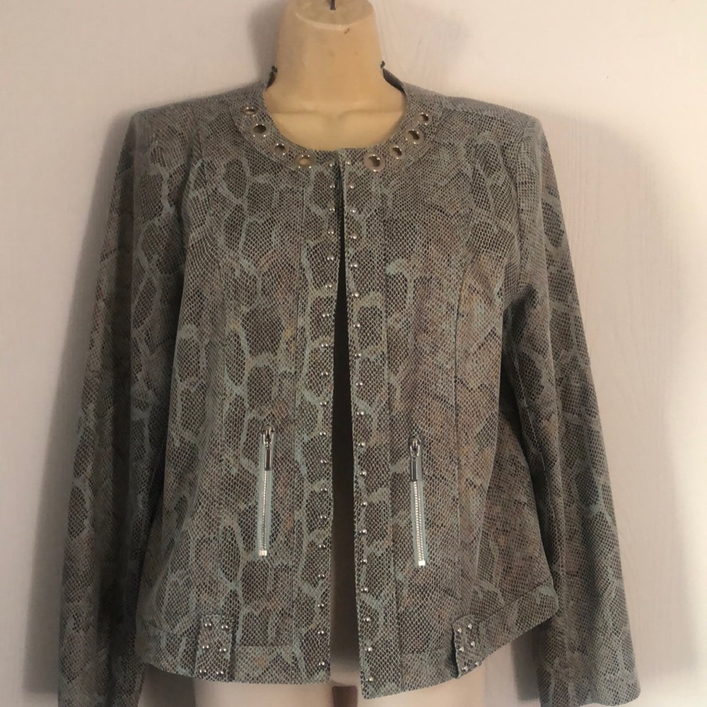 Stylish spring classy Snake Print Jacket